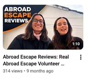 Abroad Escape reviews and volunteer travel testimonials